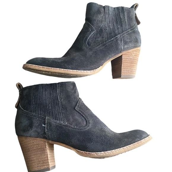 Dolce Vita Western Jones Suede Dark Gray Booties I Size: 8.5 - Picture 7 of 12